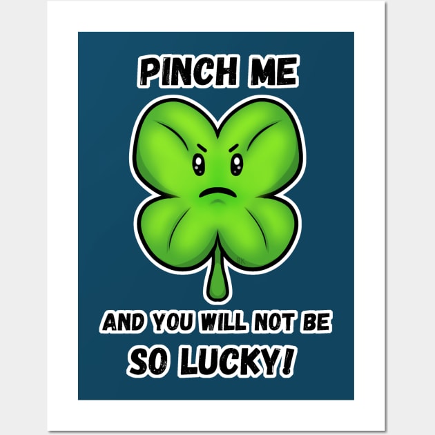 Pinch Me Clover Wall Art by Bluekittie